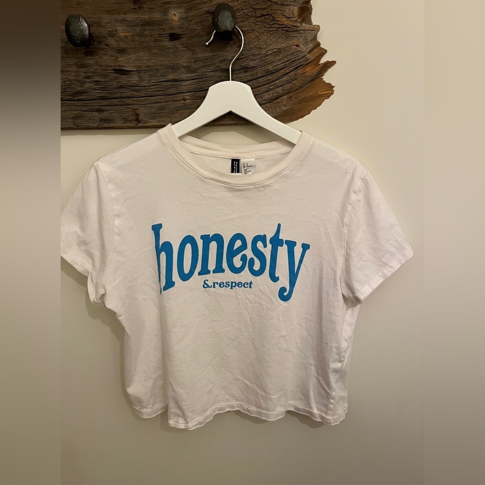 White Baby Tee